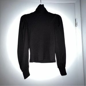 Final price 📣 F21 Ribbed Lantern Sleeve Top